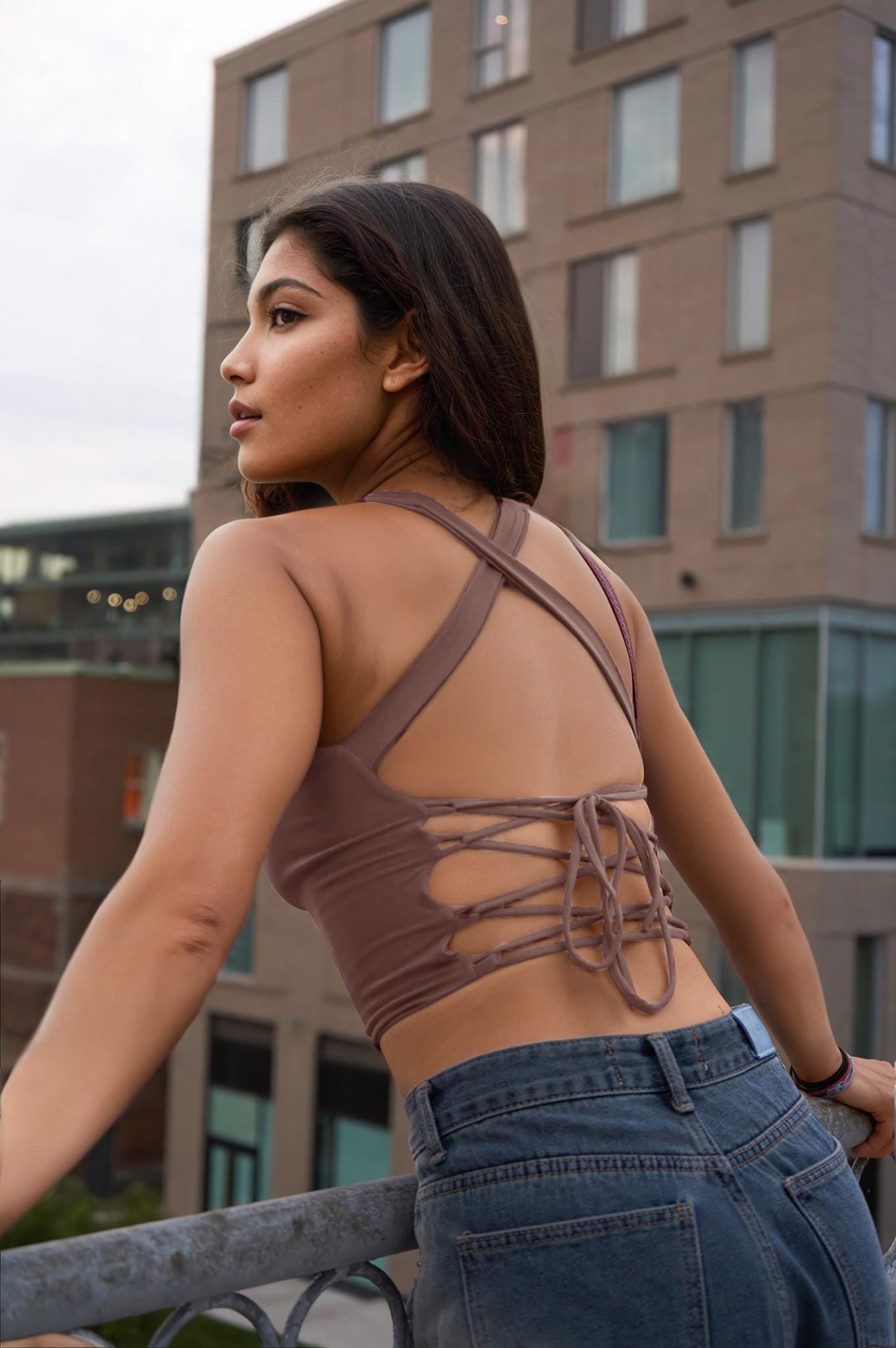 Bamboo Backless Tank