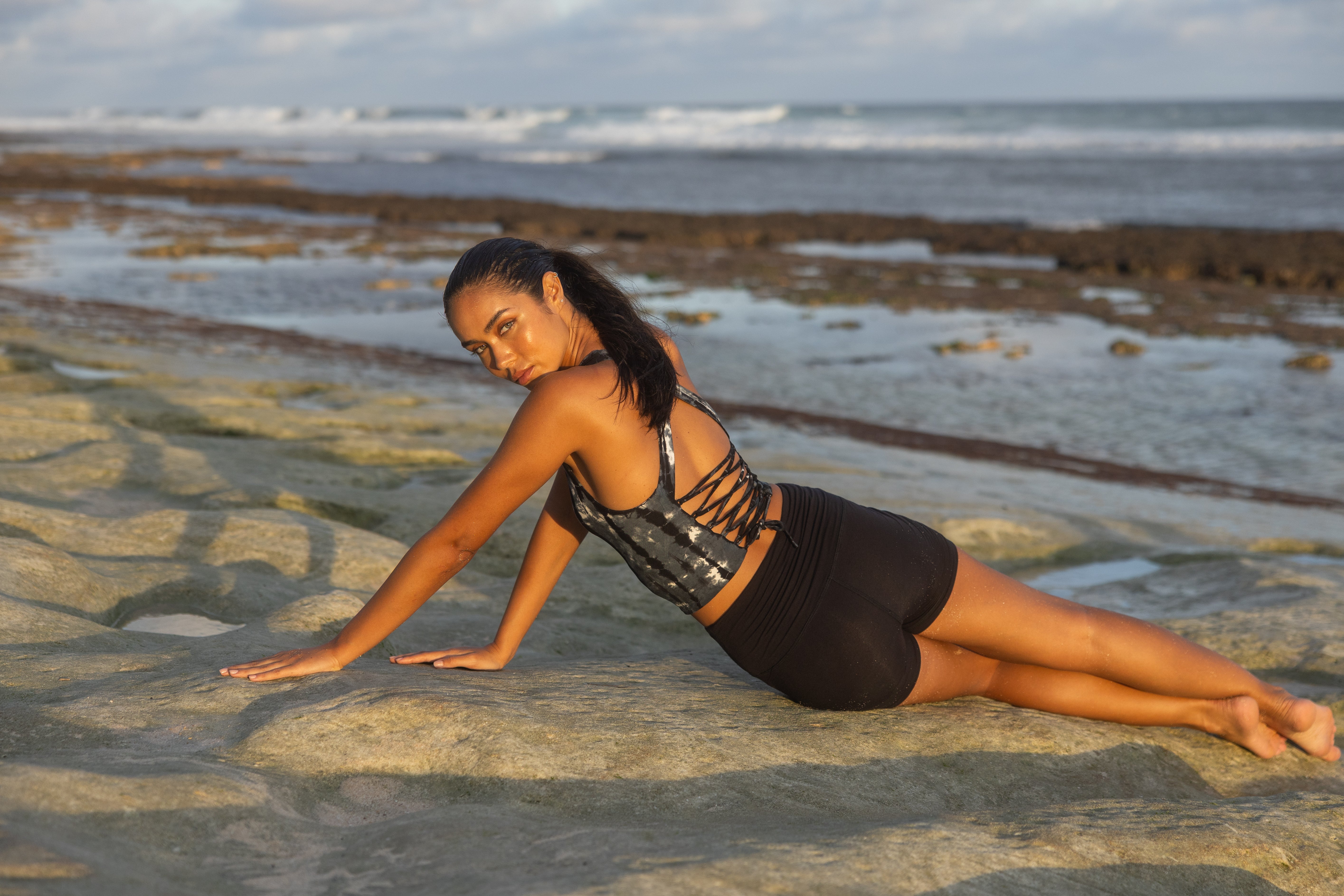 Corset Active Tie-Dye Top