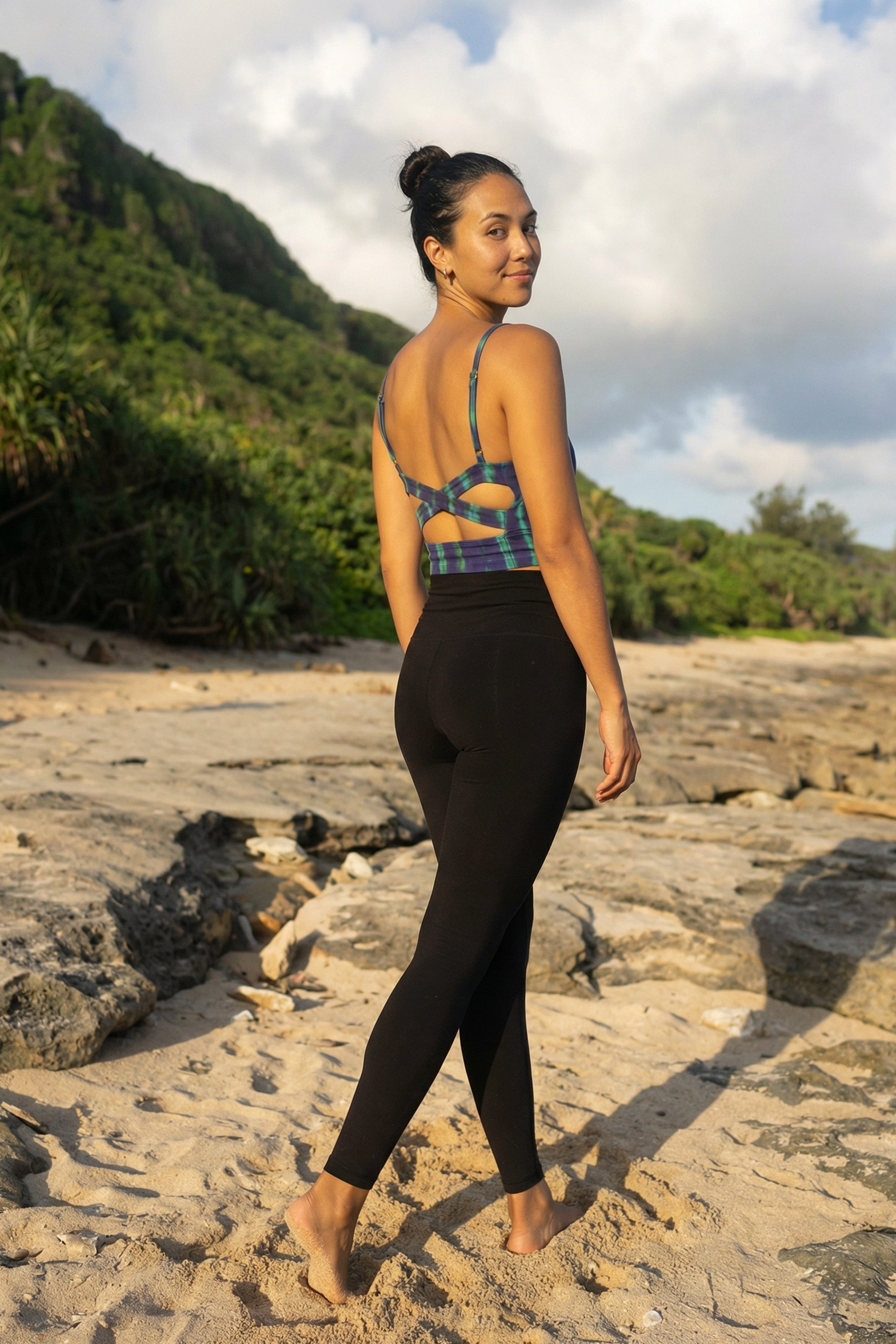 Crisscross Cotton Sports Bra