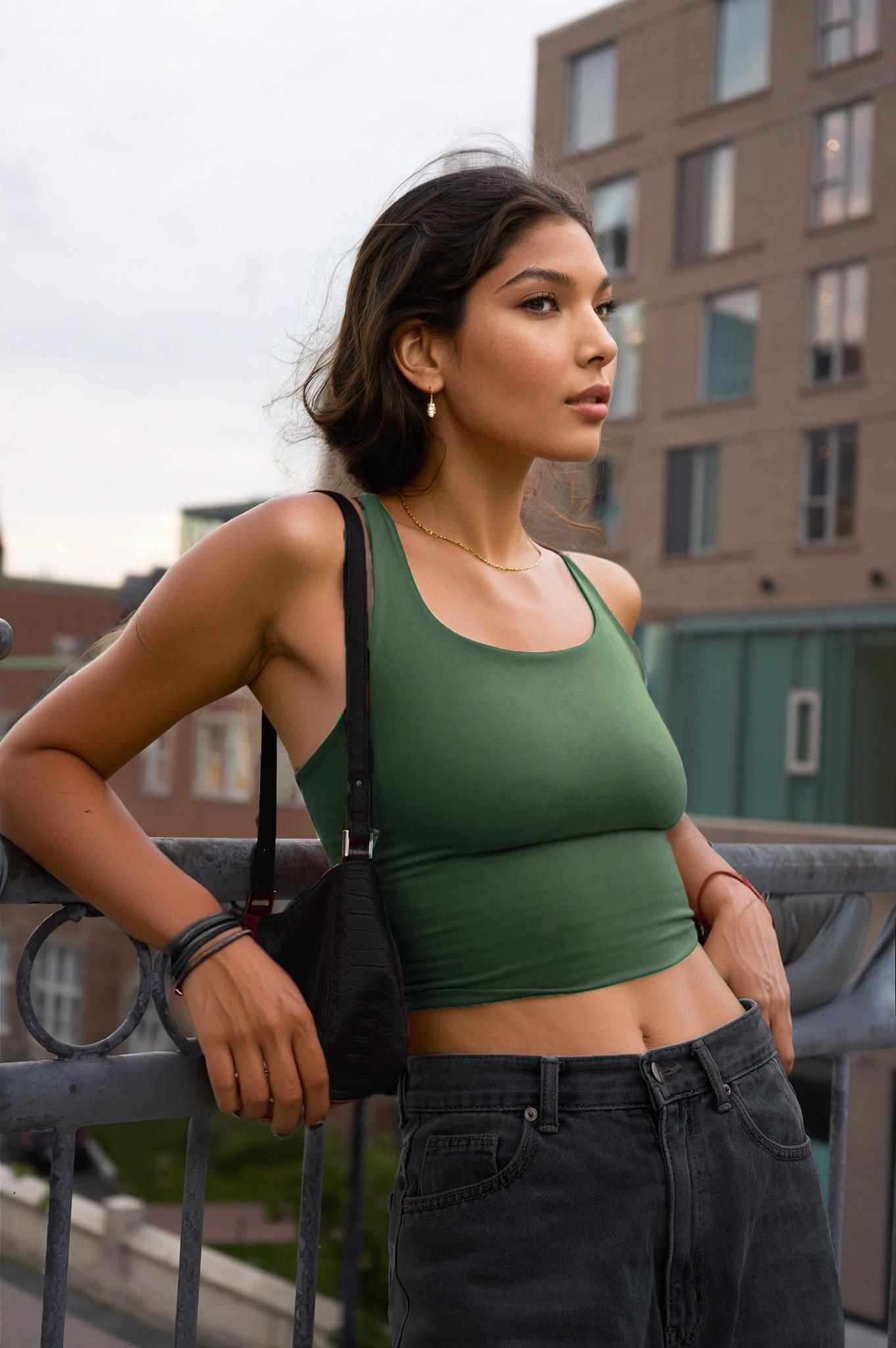 Bamboo Backless Tank