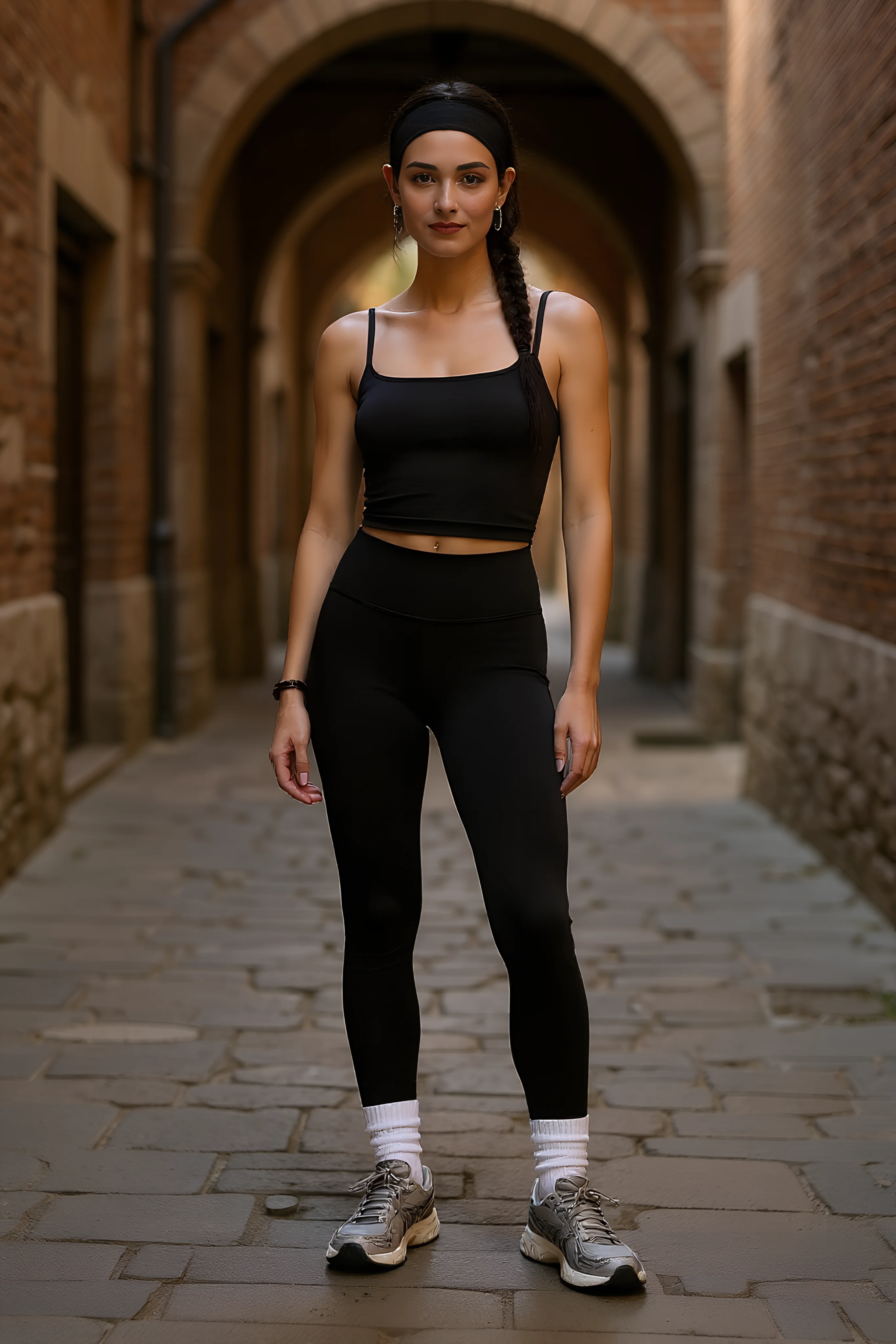 Bamboo Crisscross Back Crop Top